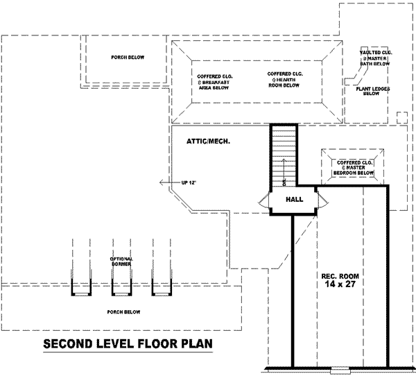 upper floor house blueprint