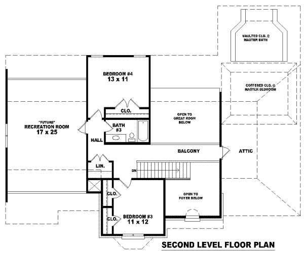 upper floor house blueprint