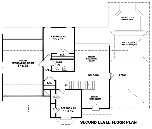 upper floor house blueprint