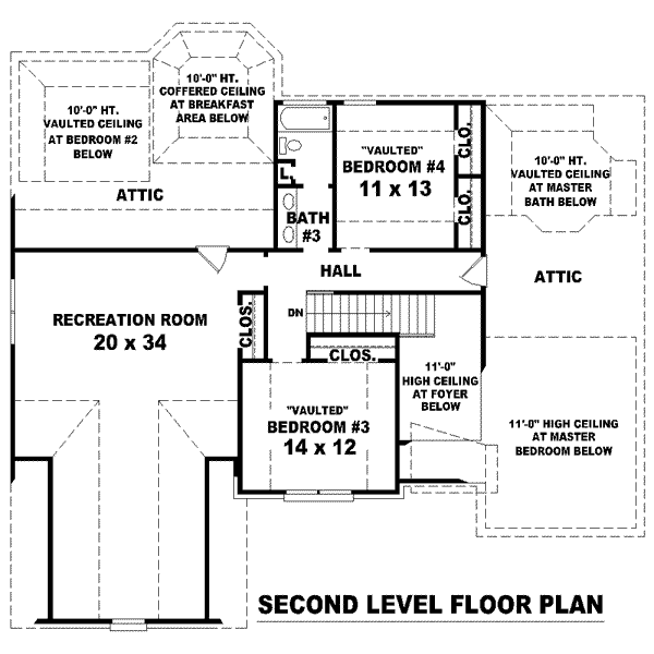 upper floor house blueprint
