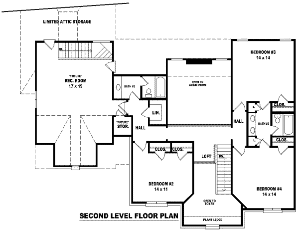 upper floor house blueprint