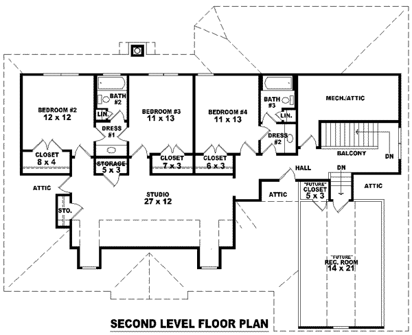 upper floor house blueprint