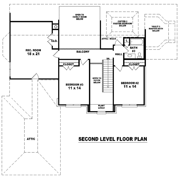 upper floor house blueprint