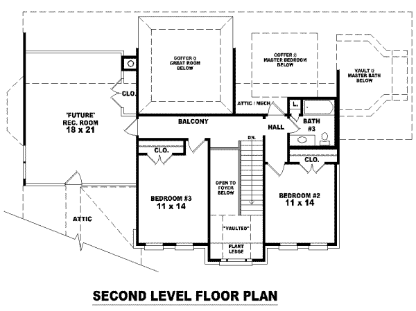 upper floor house blueprint