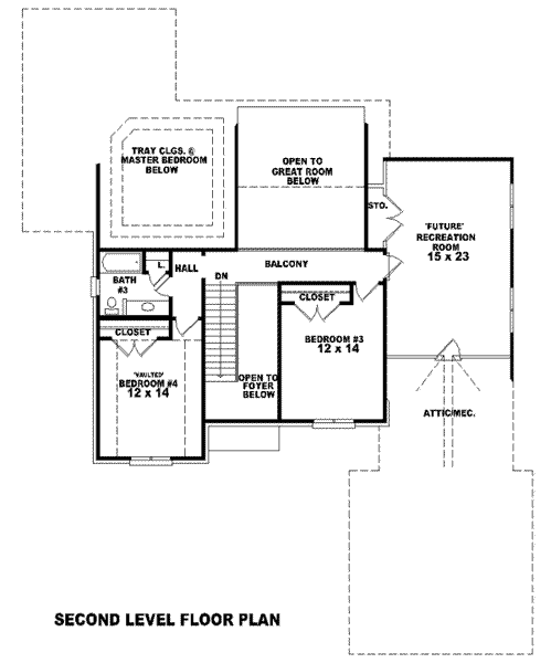 upper floor house blueprint