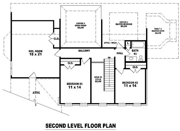 upper floor house blueprint