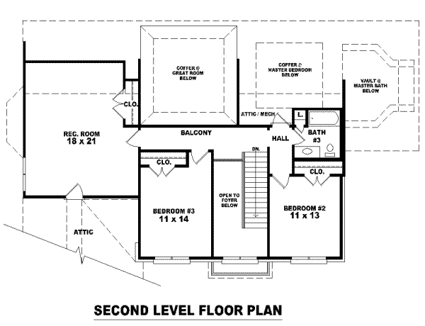 upper floor house blueprint