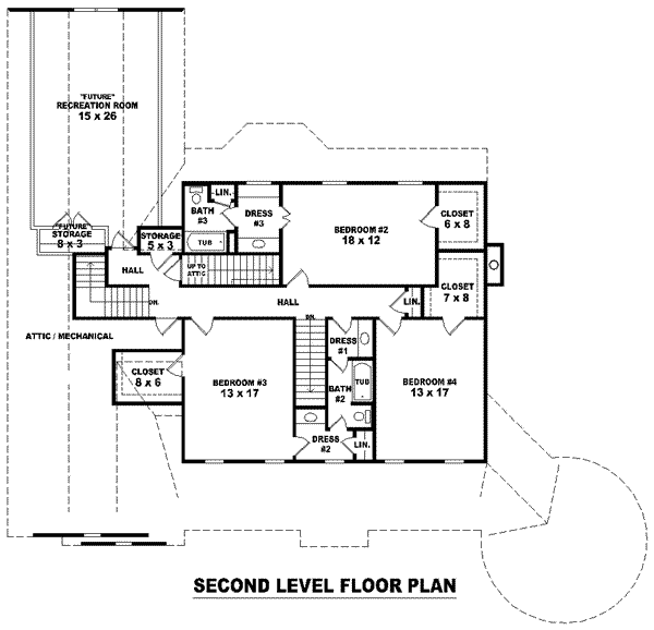 upper floor house blueprint
