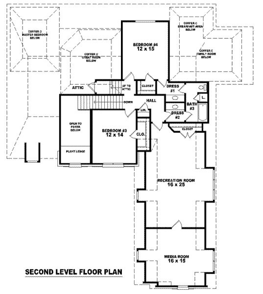 upper floor house blueprint