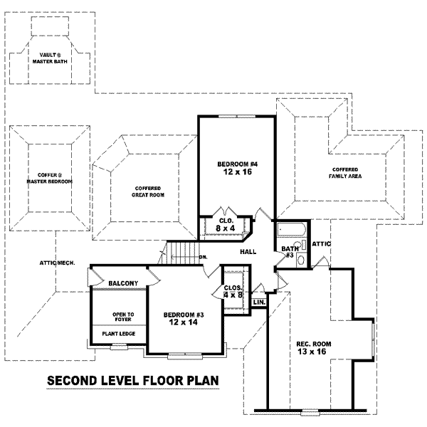 upper floor house blueprint