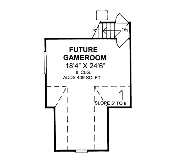upper floor house blueprint