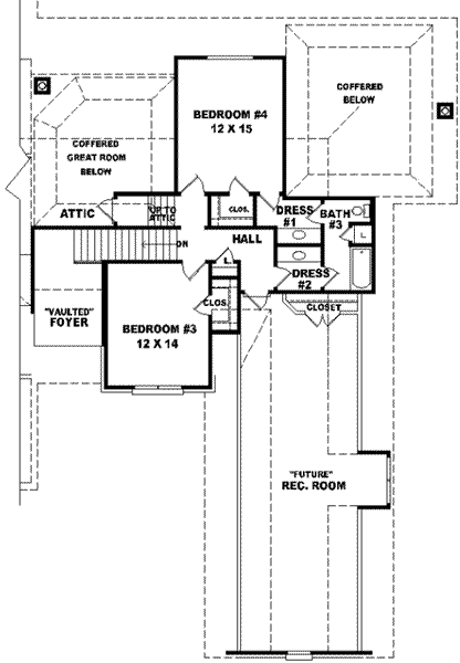 upper floor house blueprint