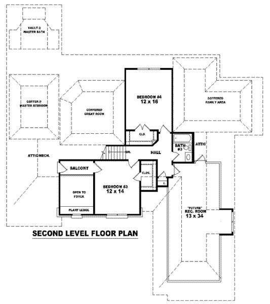 upper floor house blueprint