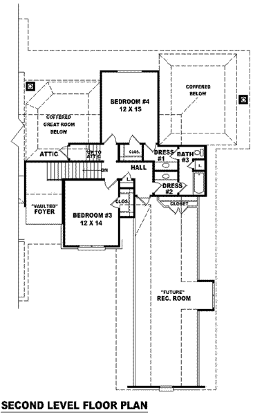 upper floor house blueprint
