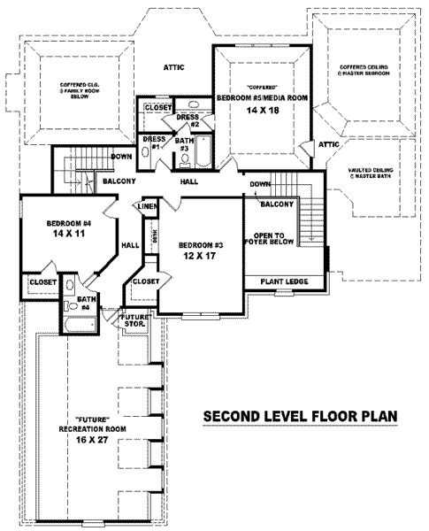 upper floor house blueprint