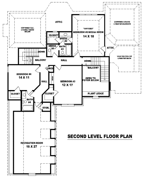 upper floor house blueprint