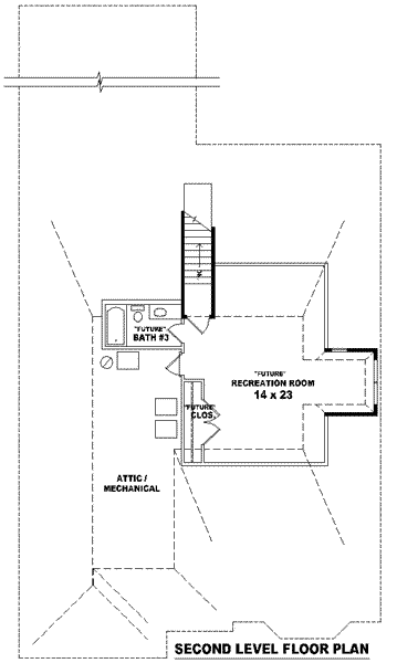 upper floor house blueprint