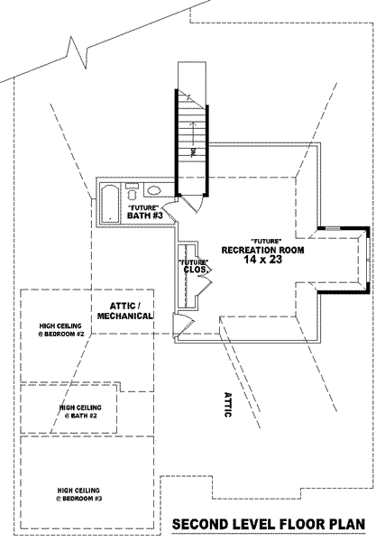 upper floor house blueprint