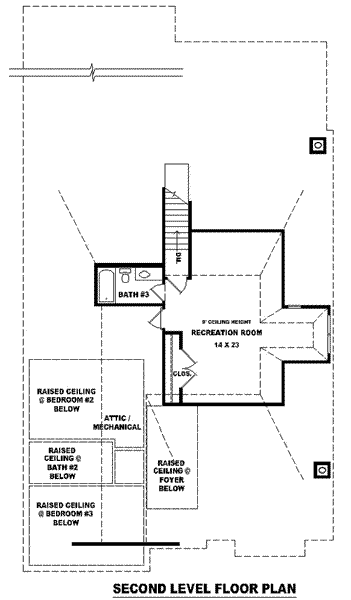 upper floor house blueprint
