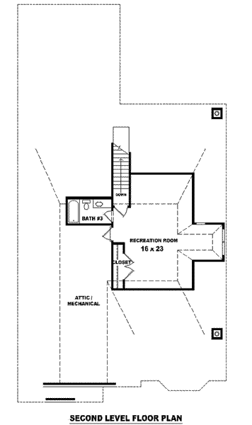 upper floor house blueprint