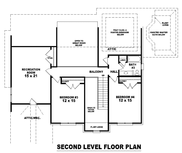 upper floor house blueprint