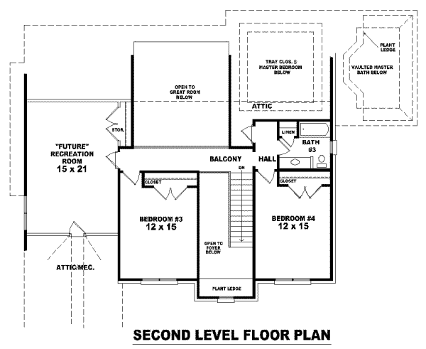 upper floor house blueprint