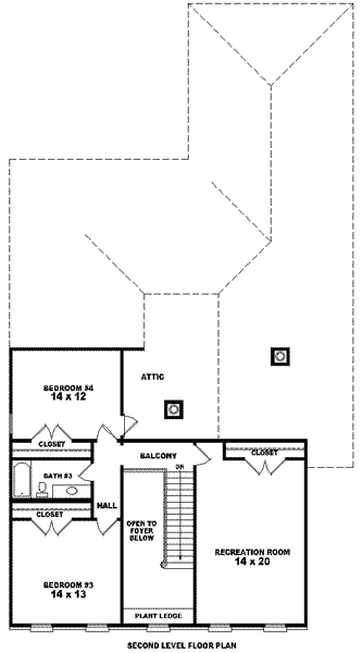 upper floor house blueprint