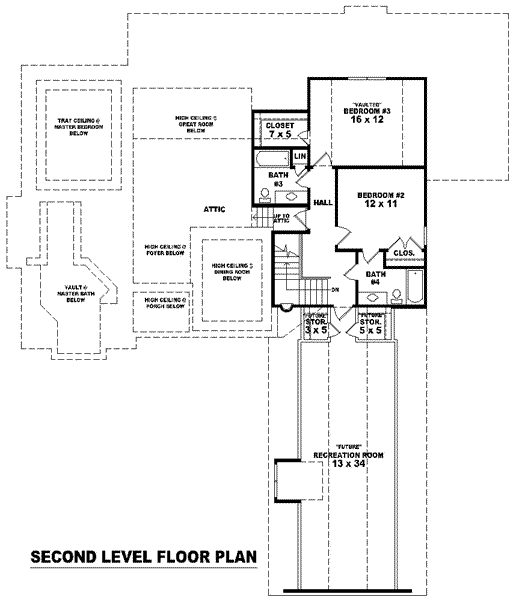 upper floor house blueprint