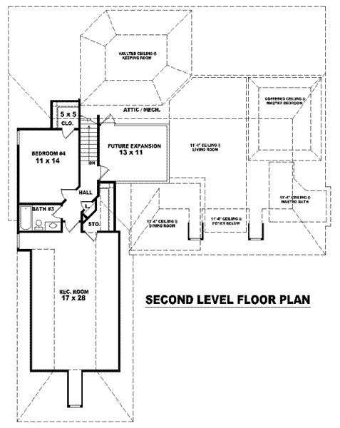 upper floor house blueprint