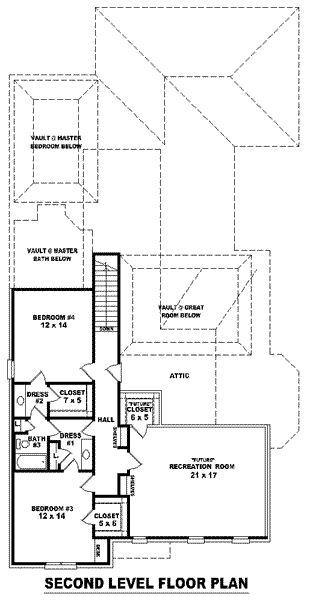 upper floor house blueprint