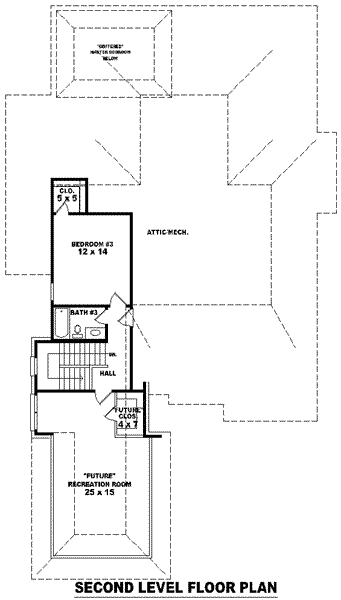 upper floor house blueprint