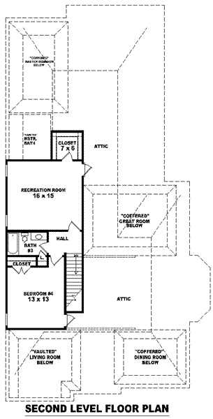 upper floor house blueprint