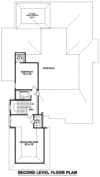 upper floor house blueprint