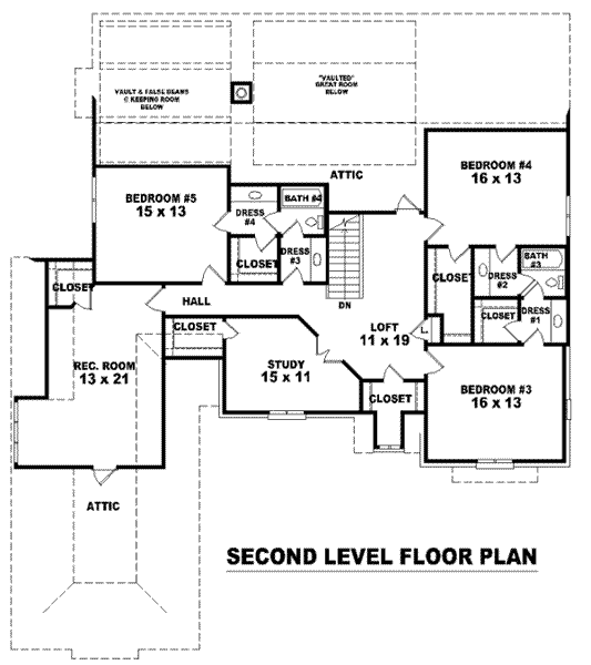 upper floor house blueprint