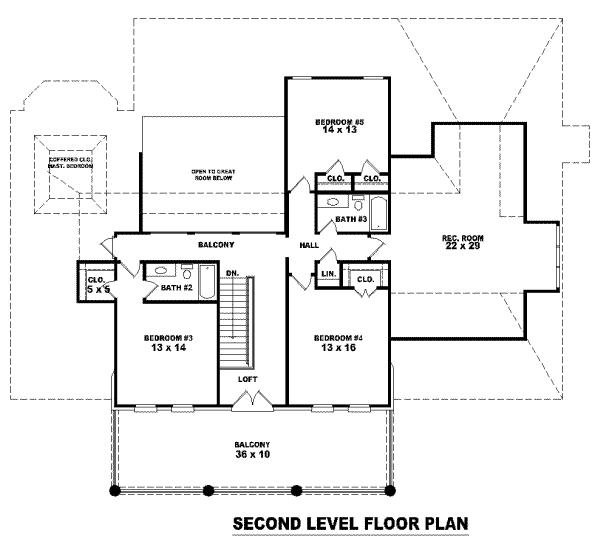 upper floor house blueprint