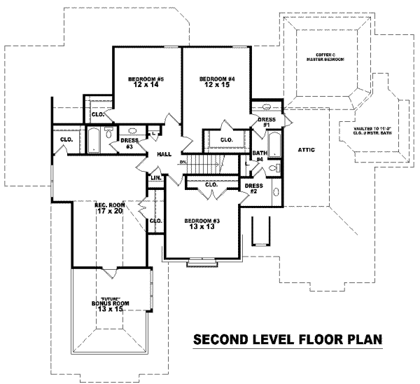 upper floor house blueprint