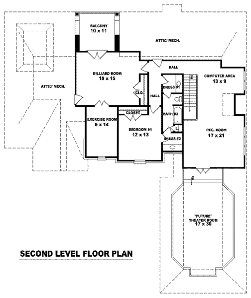 upper floor house blueprint