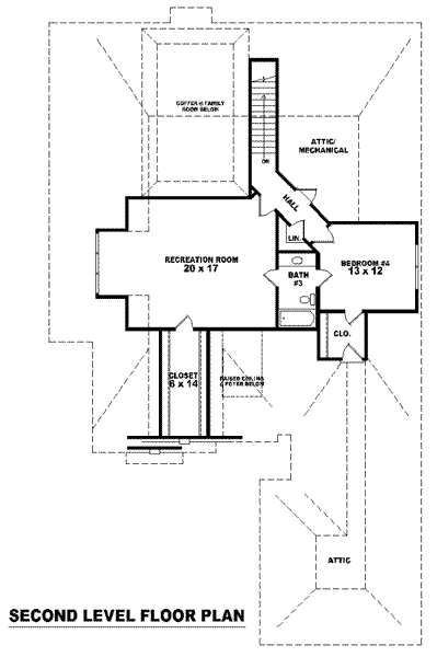 upper floor house blueprint