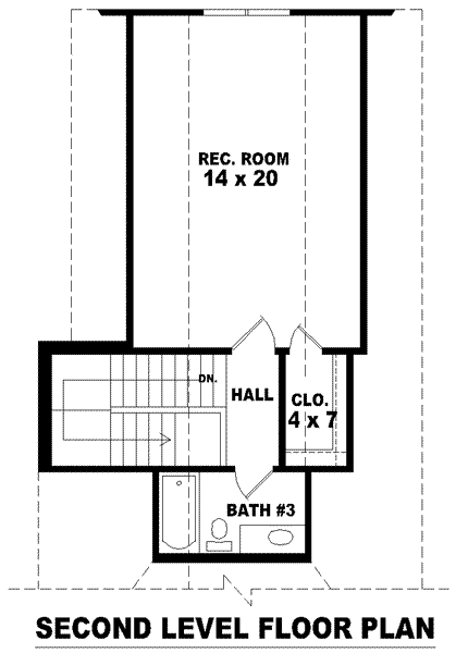 upper floor house blueprint