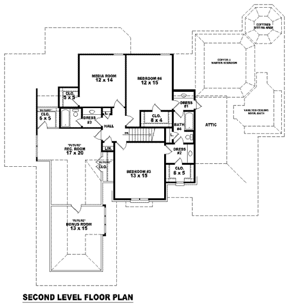 upper floor house blueprint