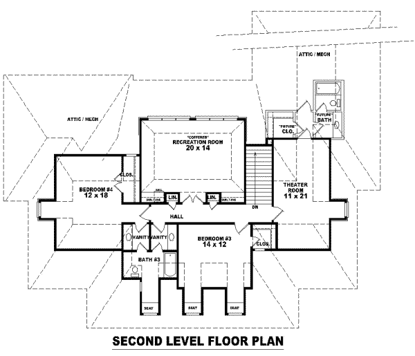 upper floor house blueprint