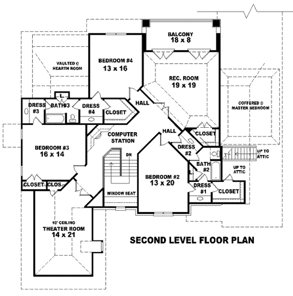 upper floor house blueprint
