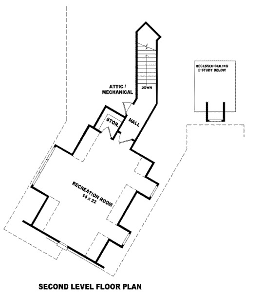 upper floor house blueprint