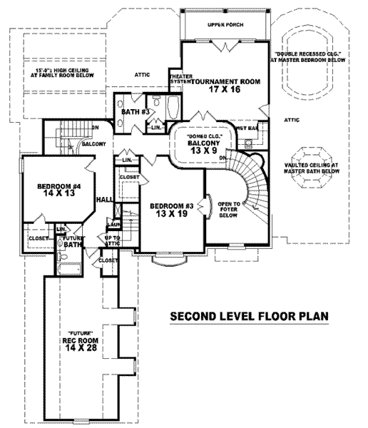 upper floor house blueprint