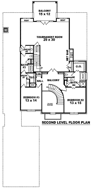 upper floor house blueprint