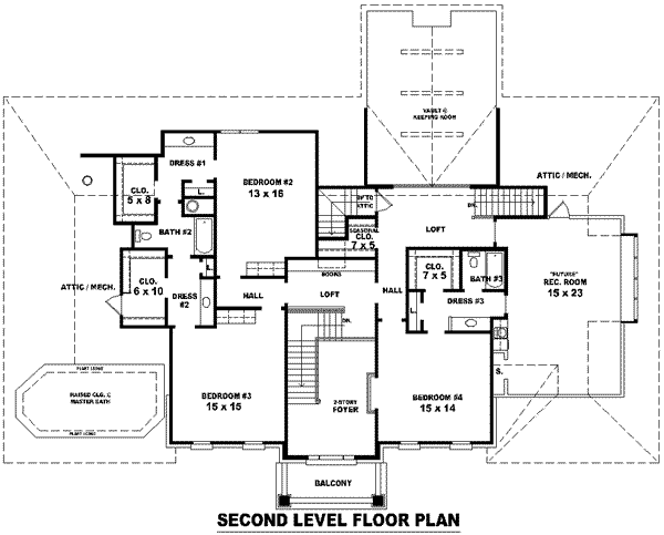 upper floor house blueprint