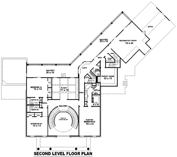 upper floor house blueprint