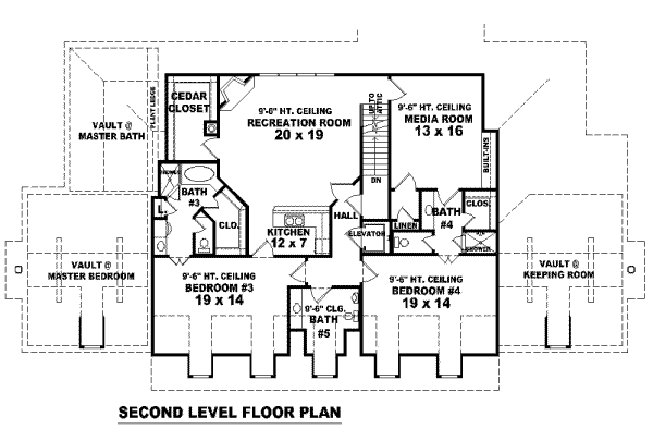 upper floor house blueprint
