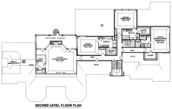upper floor house blueprint