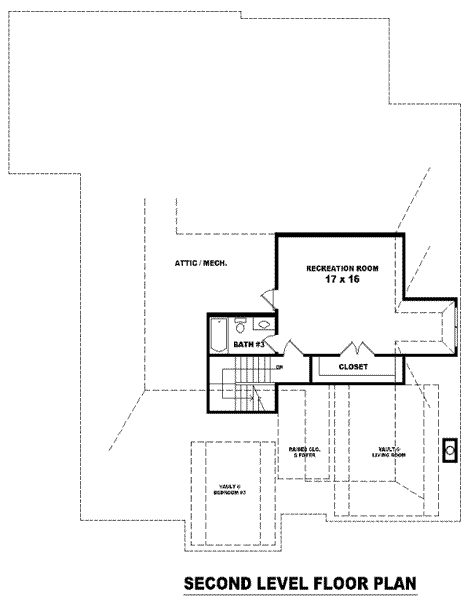 upper floor house blueprint